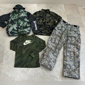 Boys UNDER ARMOUR/NIKE/HURLEY/TURBINE Coat..Snow Pants..Sweatshirt & Shirt, sz L